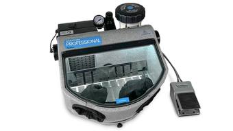 Cut & Clean Cabinets dental sandblaster