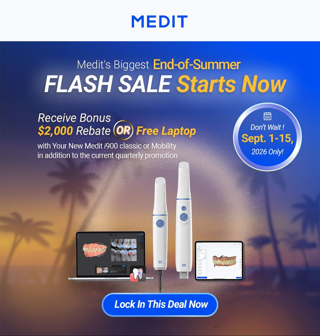 Medit End of Summer Flash Sale, bonus rebate or free laptop, September 1 to 15 2026