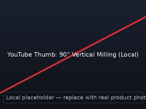 90° milling demo