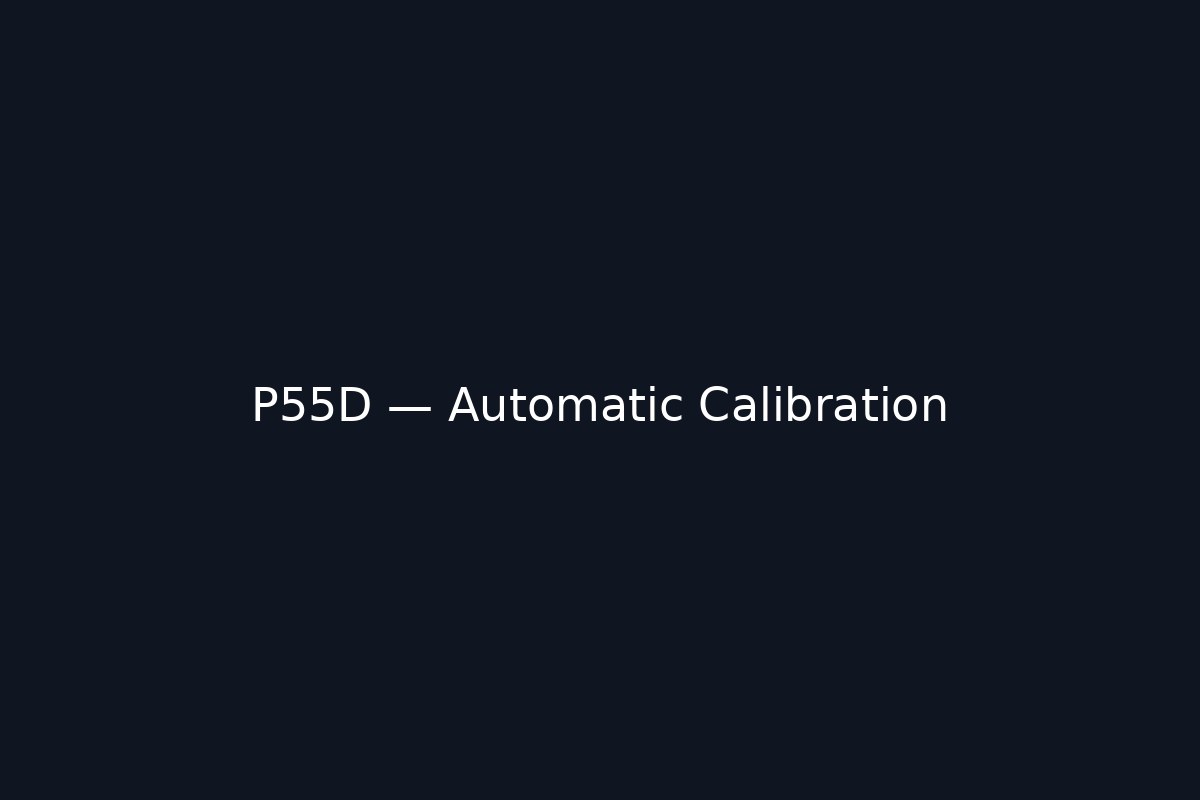 P55D — Automatic Calibration thumbnail