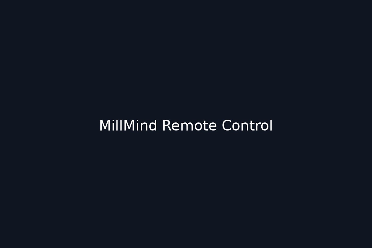 MillMind Remote Control thumbnail
