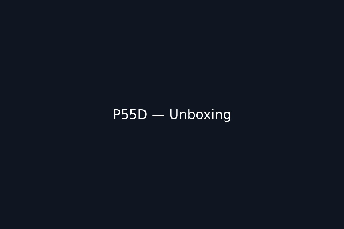 P55D — Unboxing thumbnail