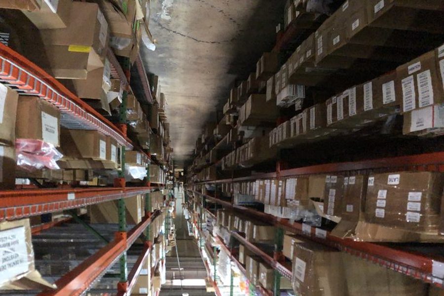 US Dental Depot racking and inventory